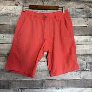 Under Armour Match Play Shorts Mens 30 Coral Golf Casual Performance 10"